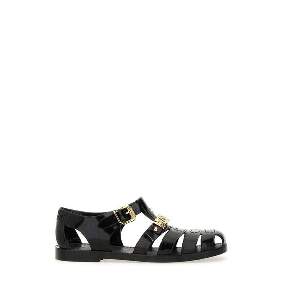 MOSCHINO COUTURE Shoes - MOSCHINO COUTURE Jelly Fisherman Sandals Women BLACK